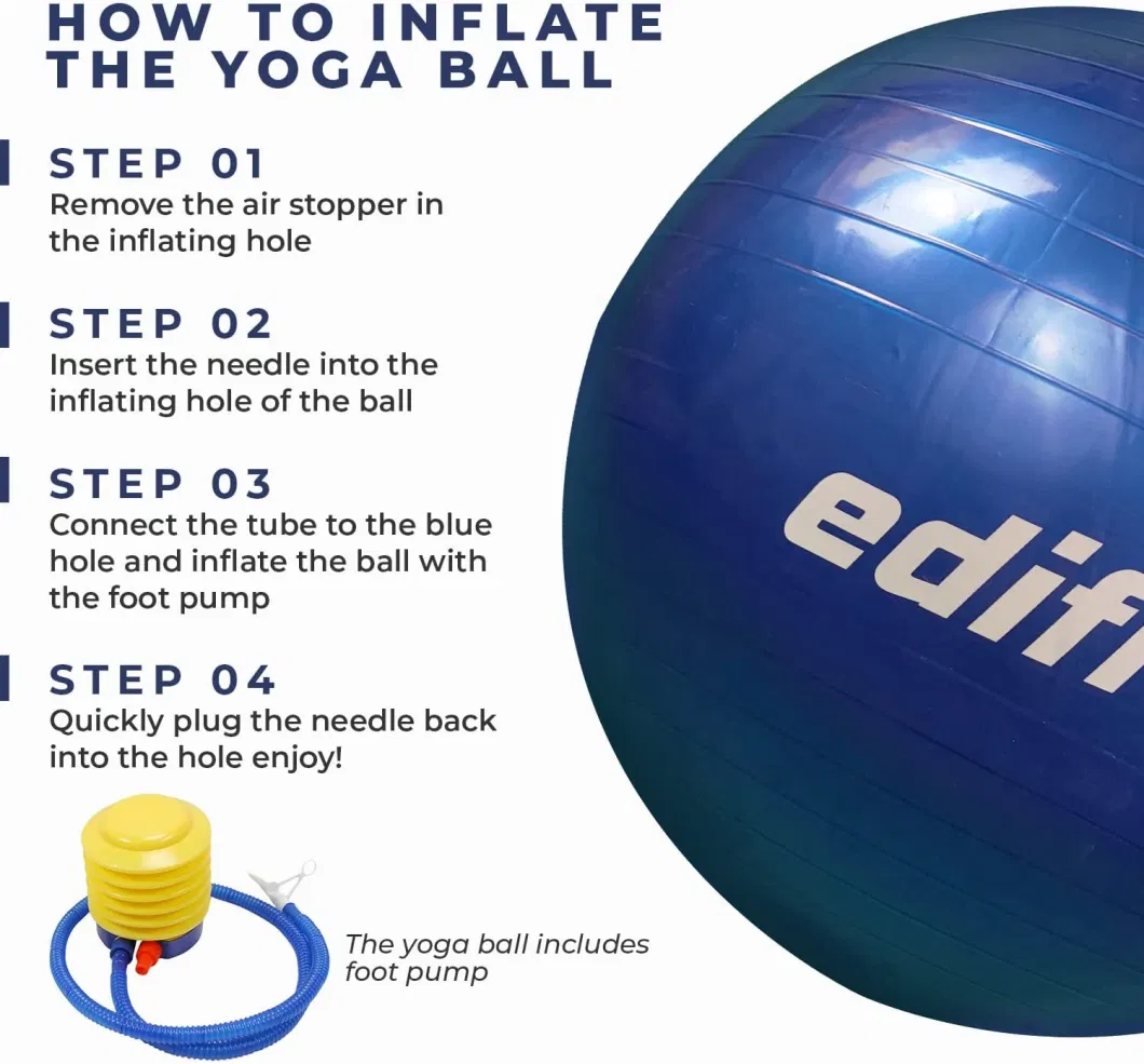 Smooth Stretching Yoga Ball for Sports