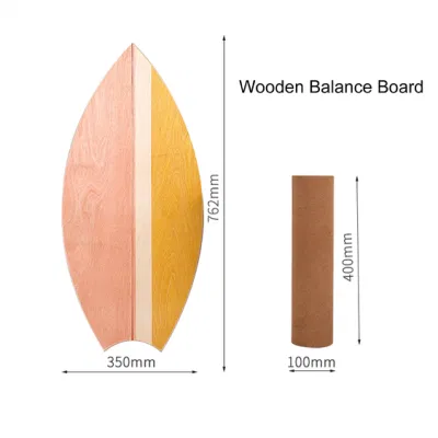 Tavola oscillante in legno per allenamento con tavola oscillante per skateboard, hockey, snowboard, surf